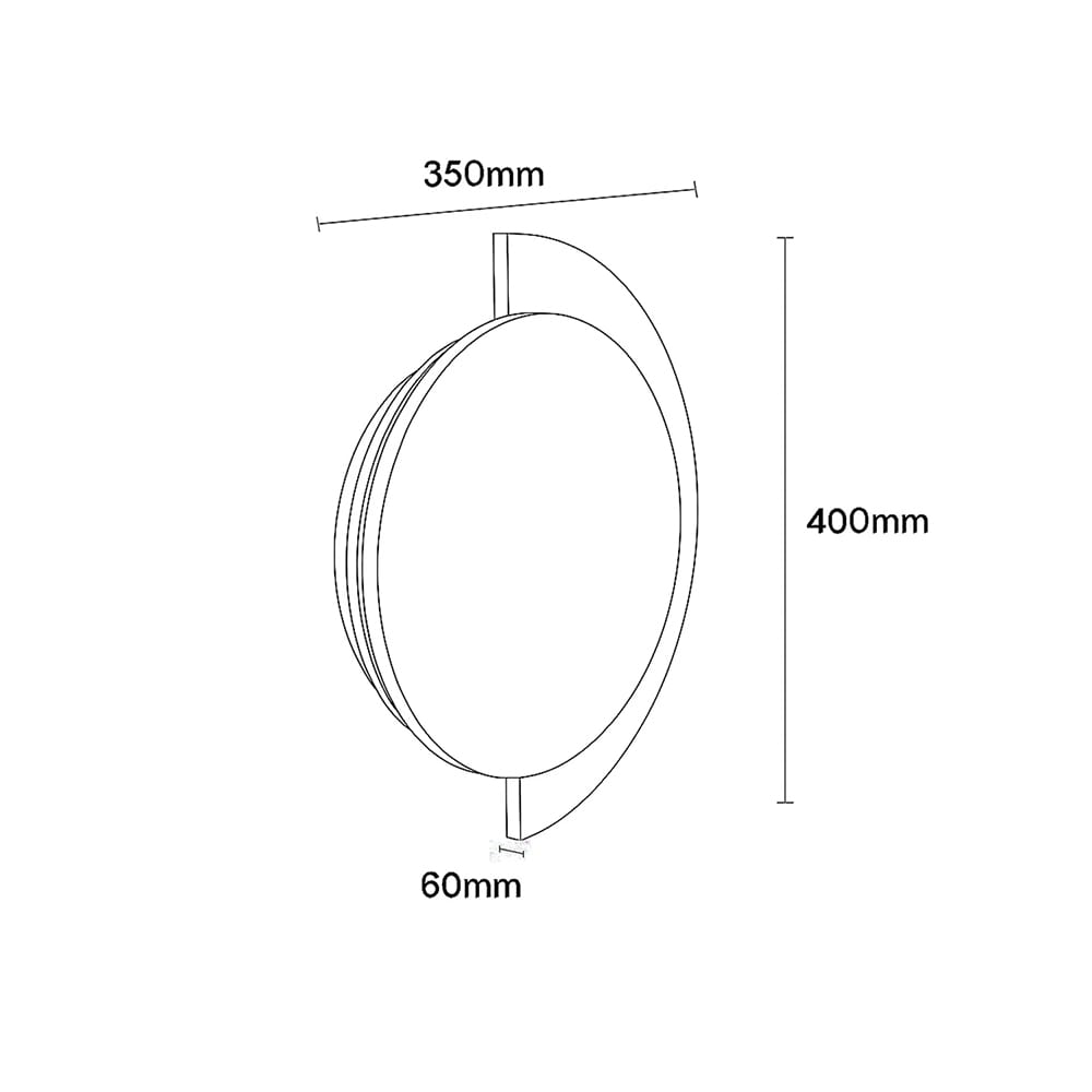 Interior Wall Light / Sconce Eclipse Natural Stone & Wood Wall Light