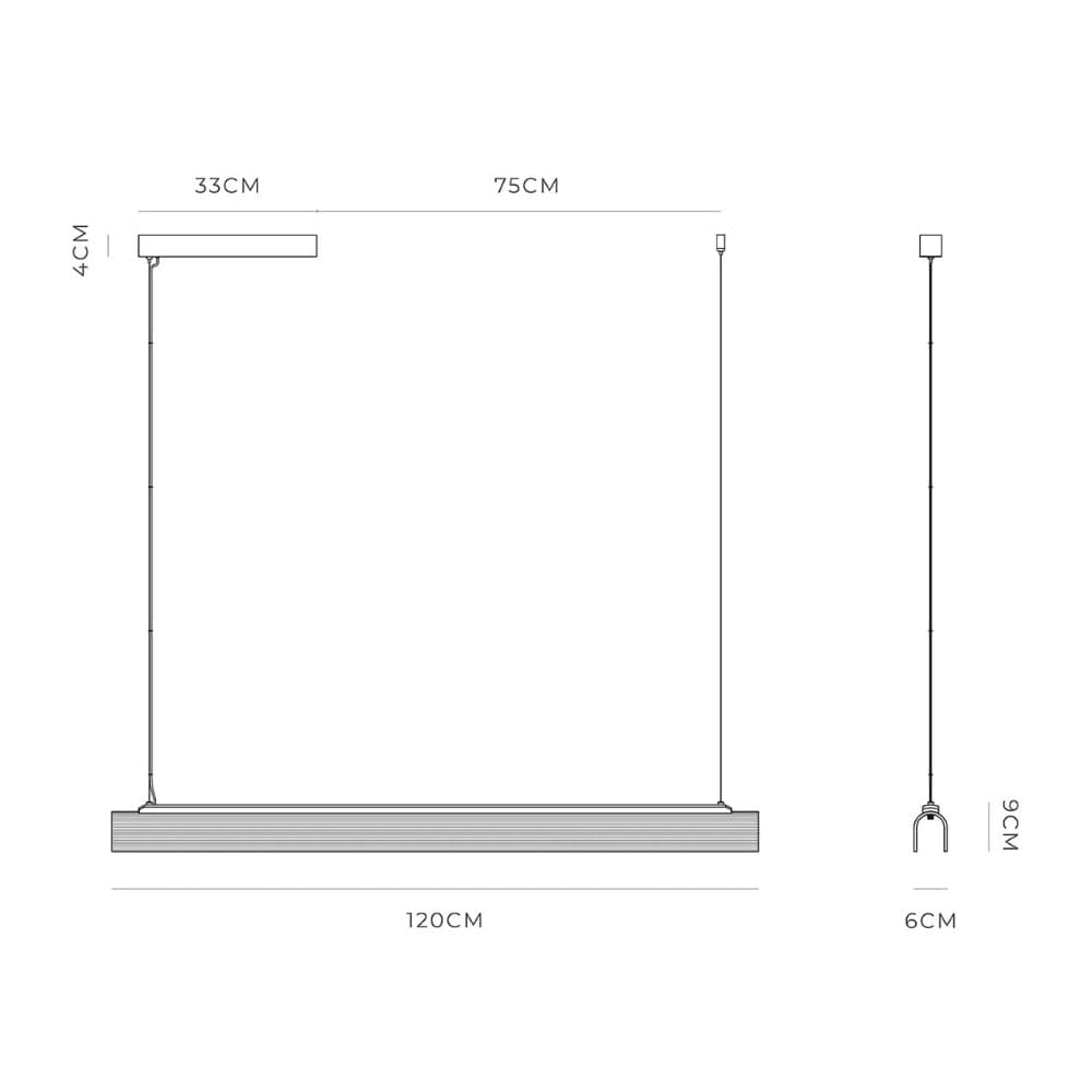 Linear Pendant Edge Linear Pendant Light