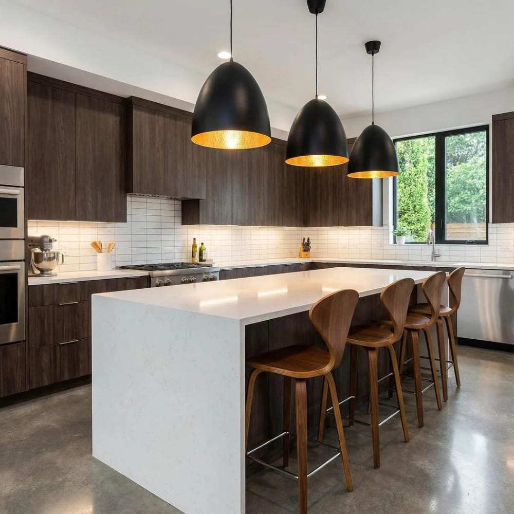 Interior Pendant Egg Ceiling Pendant Black and Silver (Excess Stock)