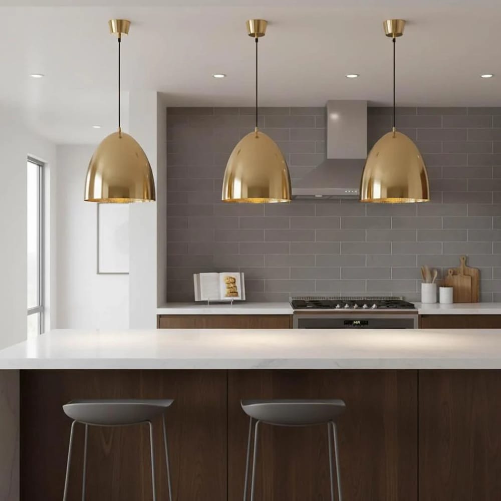 Interior Pendant Egg Ceiling Pendant Brass (Excess Stock)