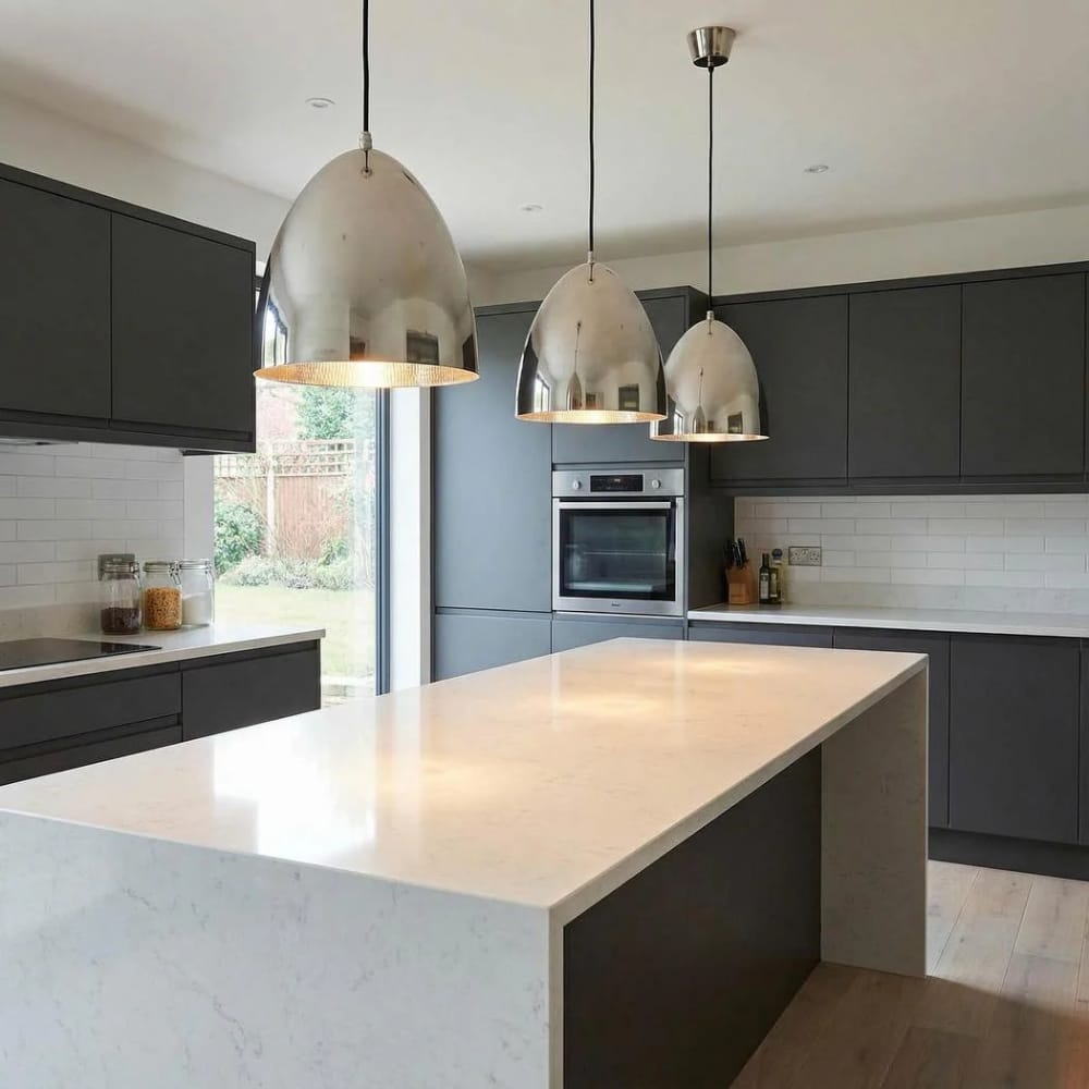 Interior Pendant Egg Ceiling Pendant Silver (Excess Stock)