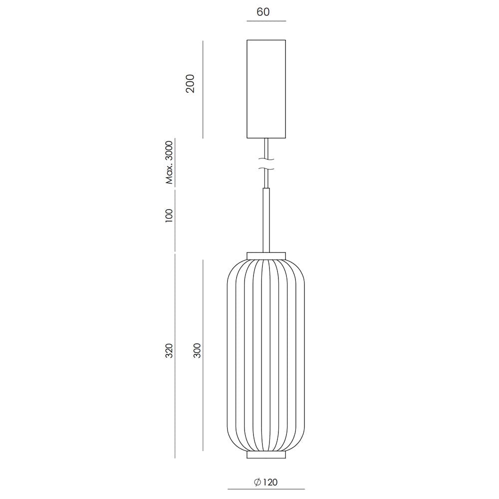 Interior Pendant Elma Pendant - Matte Black