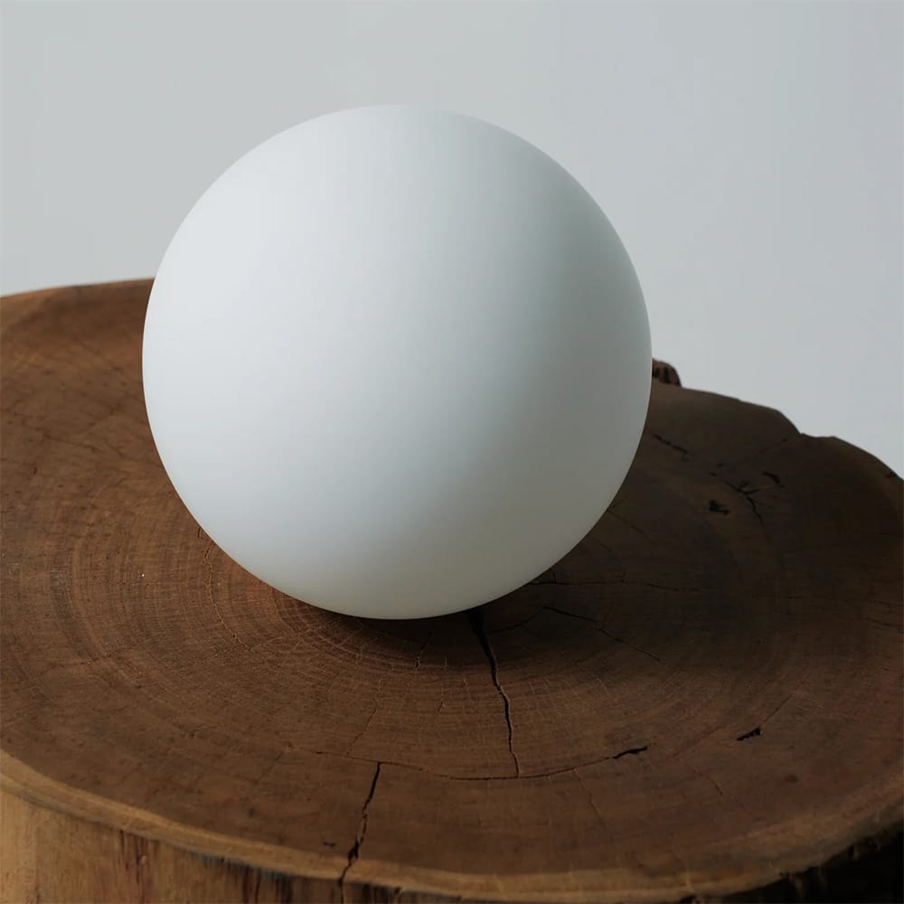 Interior Wall Light / Sconce Ember Orb Wall Light Opal Glass