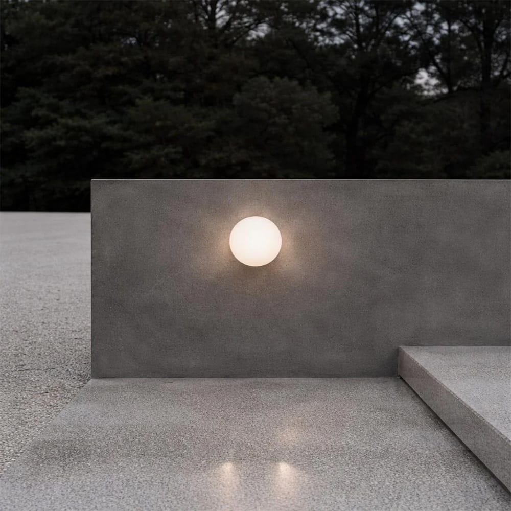 Exterior Wall Light Ember Outdoor Orb Wall Light