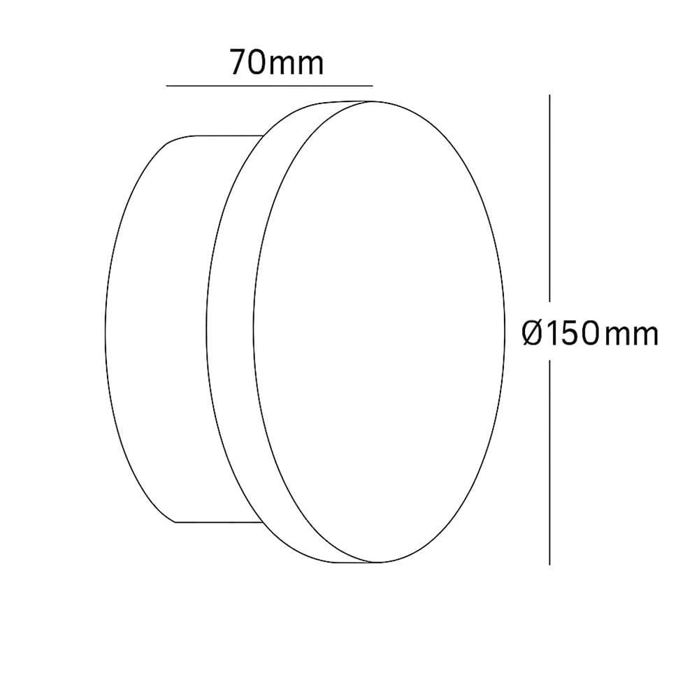 Interior Wall Light / Sconce Eon Plaster Halo Up/Down Wall Light
