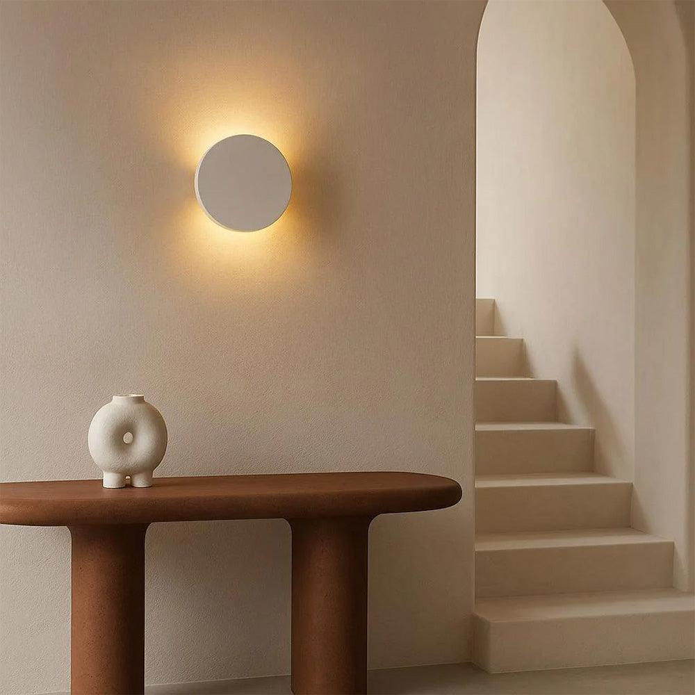 Interior Wall Light / Sconce Eon Plaster Halo Up/Down Wall Light