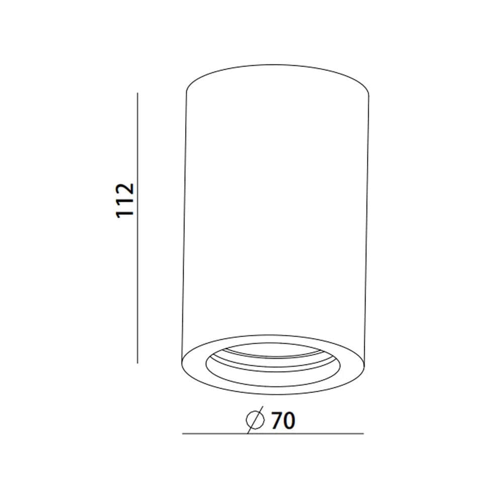 Surface Mounted Eon Plaster Surface Mounted Downlight