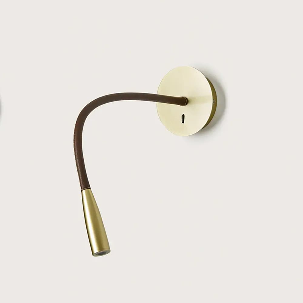 Bedside Wall Lights Flexi Leather Wall Light