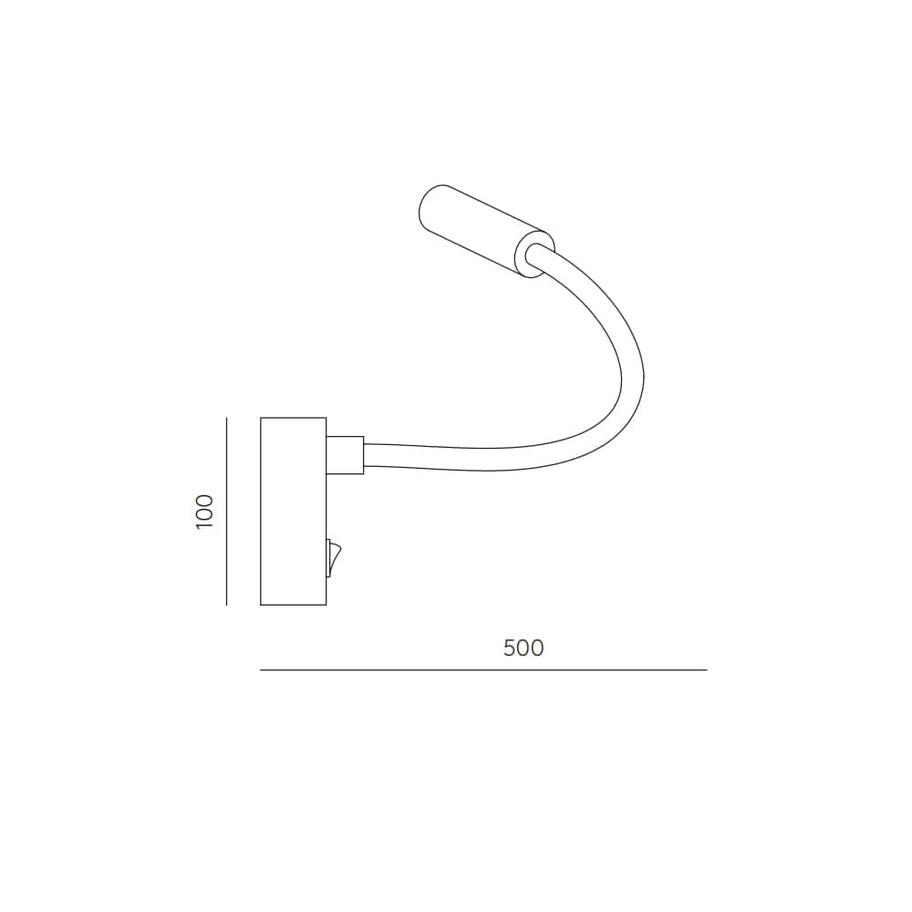 Bedside Wall Lights Flexor Wall Light