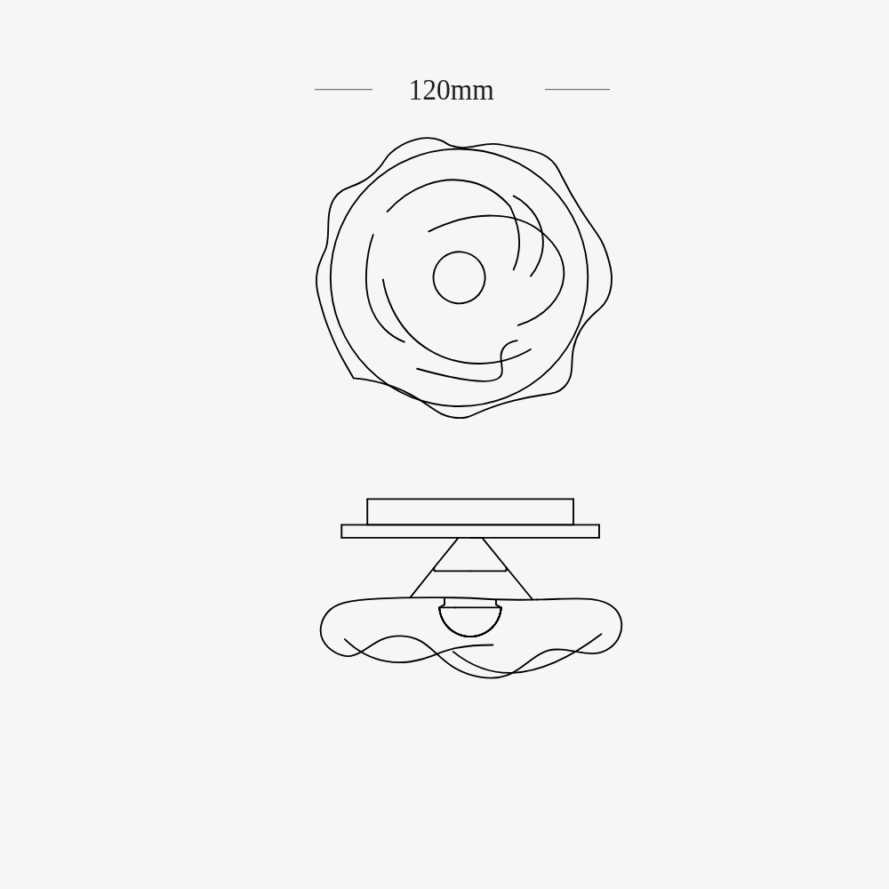 Interior Wall Light / Sconce Flo Round Indoor Wall Sconce