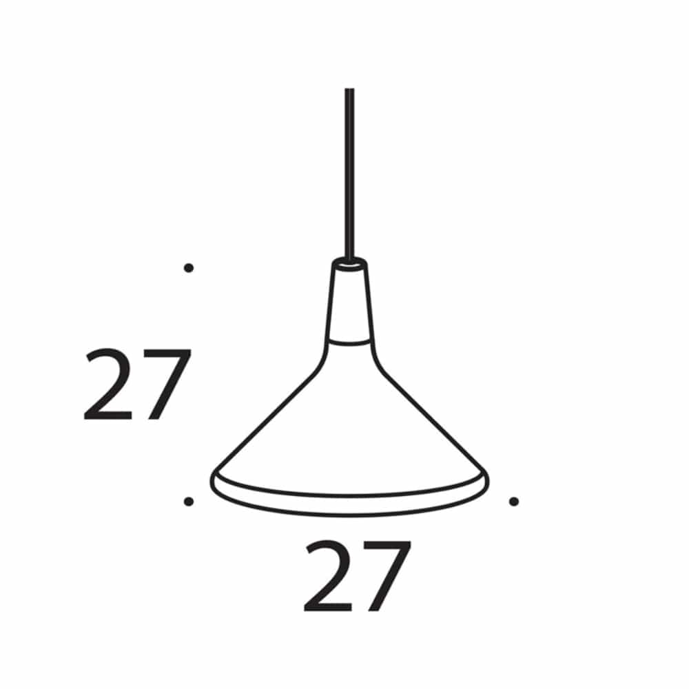 Interior Pendant Float 27 Copper (Excess Stock)