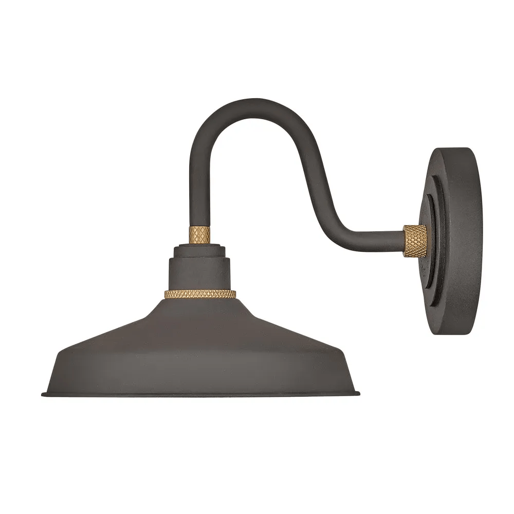 Exterior Wall Light Foundry Classic Small Gooseneck Barn Light