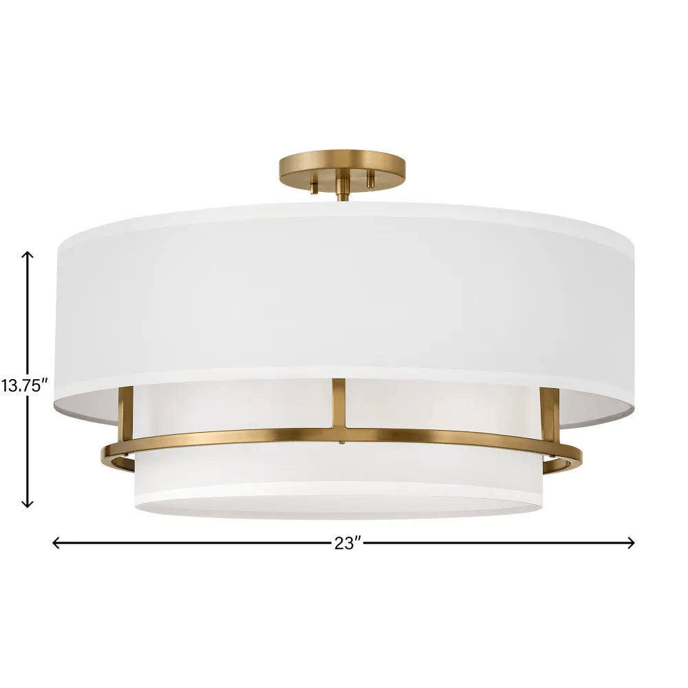 Interior Flush & Semi Flush Graham Large Semi-Flush Mount