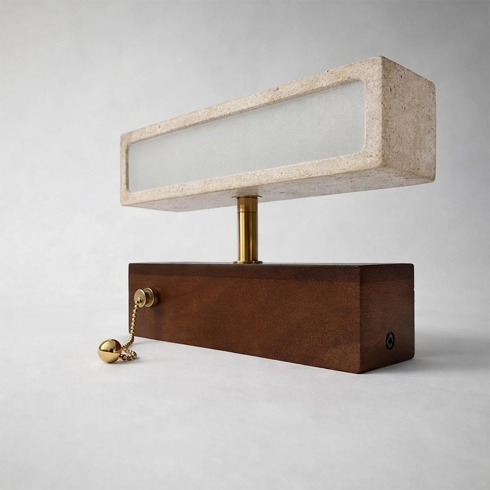 Bedside Wall Lights Granite Natural Stone Adjustable Wall Light