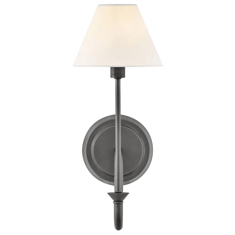 Interior Wall Light / Sconce Greta 1-Light Sconce - Blackened Brass