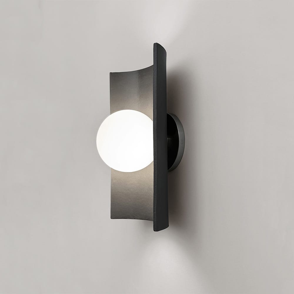Interior Wall Light / Sconce Half Pipe Wall Light