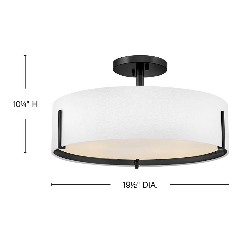Interior Flush & Semi Flush Halle 4 L Semi-Flush Mount