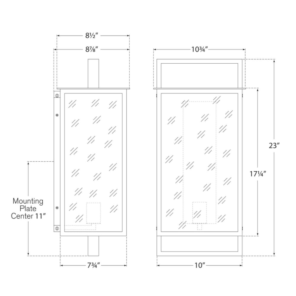 Exterior Wall Light Halle Large Wall Lantern
