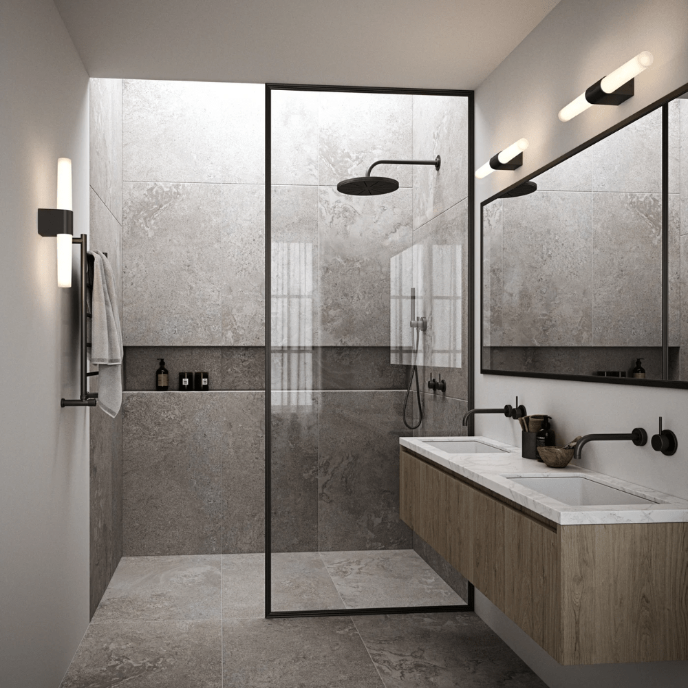 Vanity Helva Double Basic Wall Light