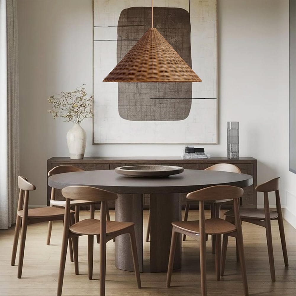 Interior Pendant Hikari Rattan Pendant Light