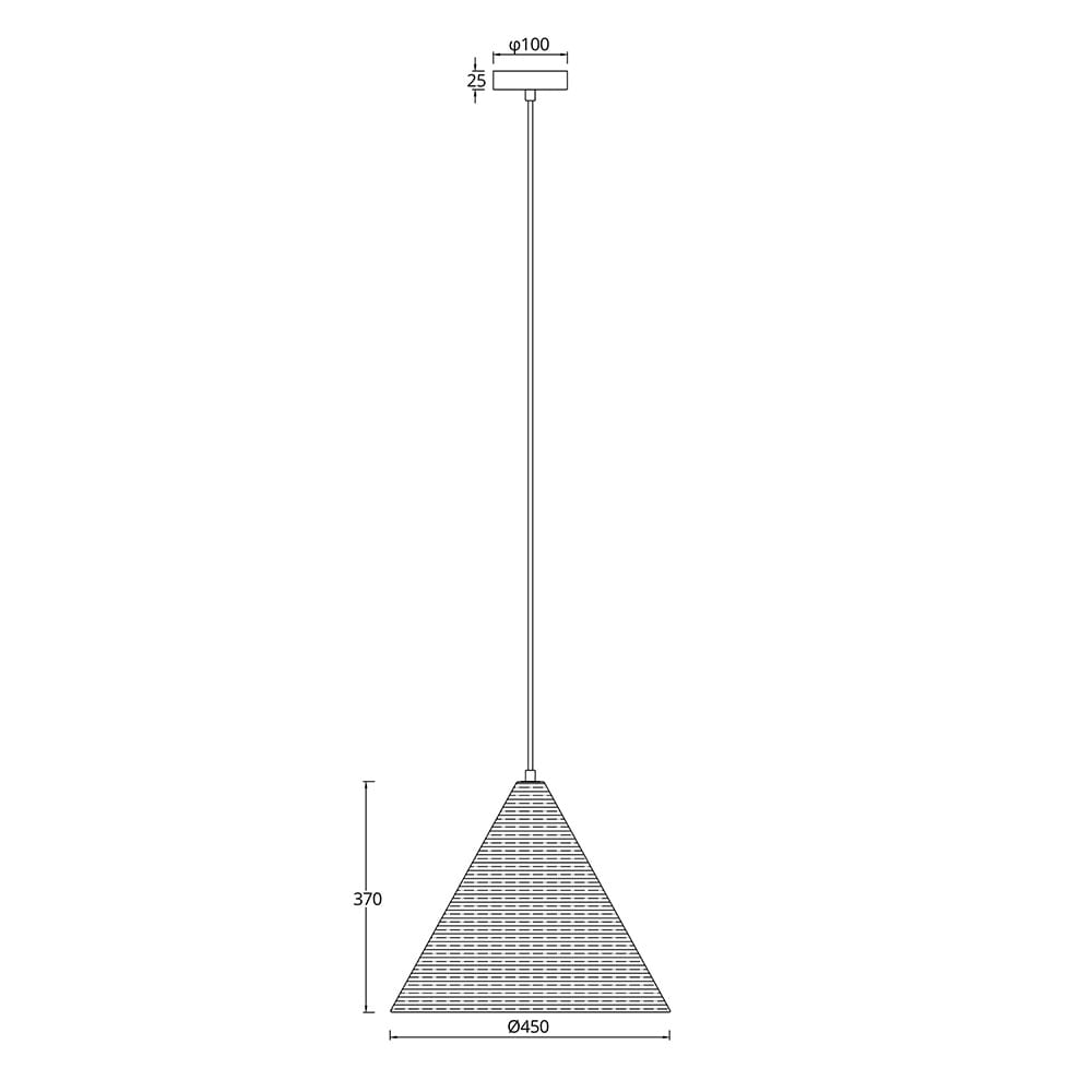 Interior Pendant Hikari Rattan Pendant Light