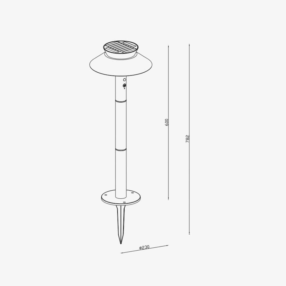 Solar Lighting Justina Solar Garden Light
