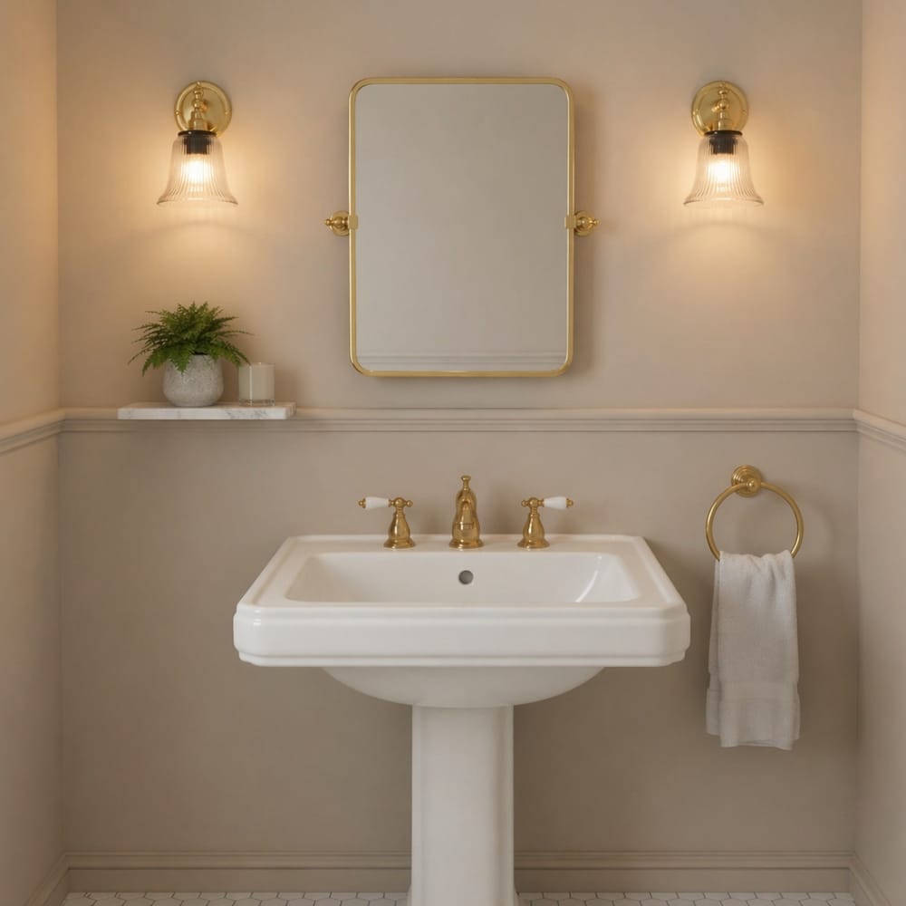 Interior Wall Light / Sconce Kline Wall Light with Clear Glass
