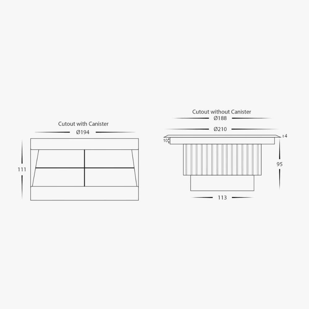 Inground KLIP 20W Inground Uplighter - 12V