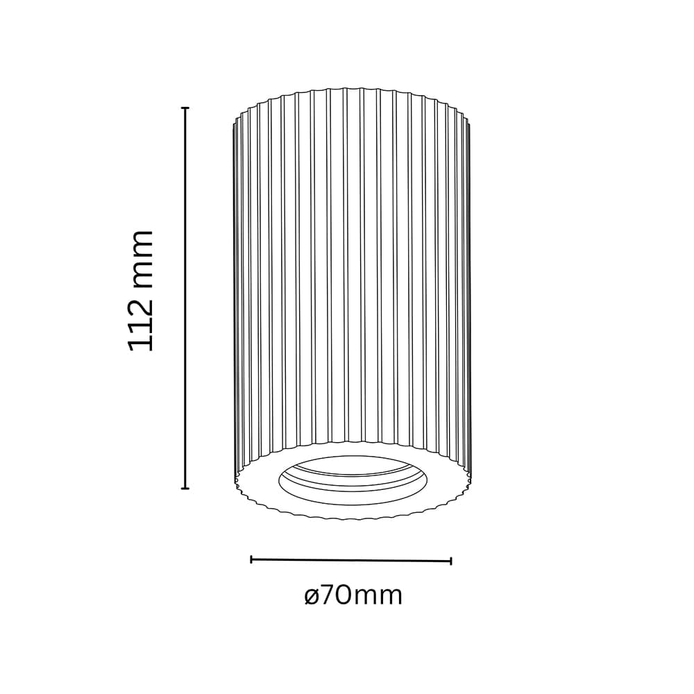 Surface Mounted Koora Plaster Surface Mounted Downlight