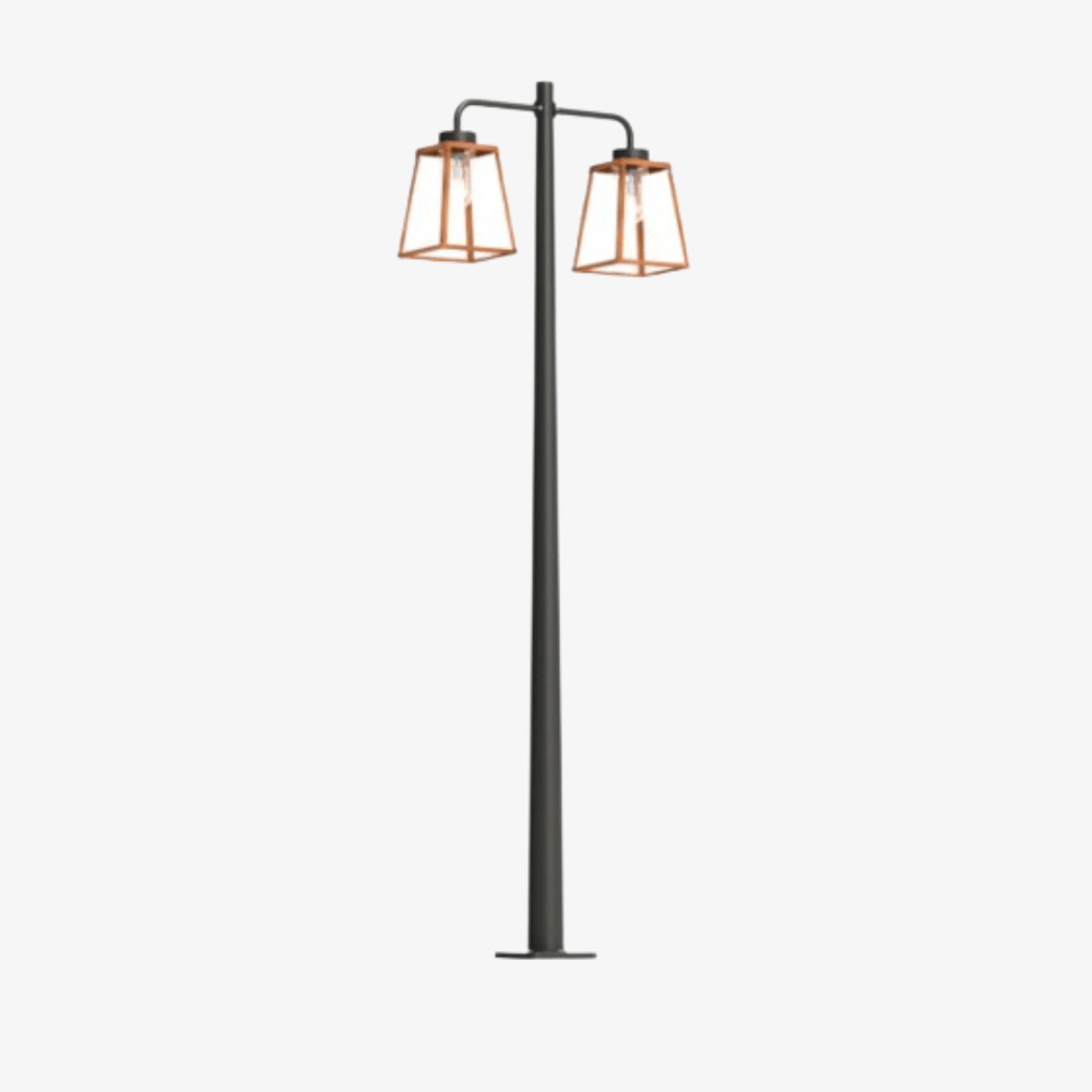 Post Lights Lampiok 2 N° 5 Pole Double Heads Post Light