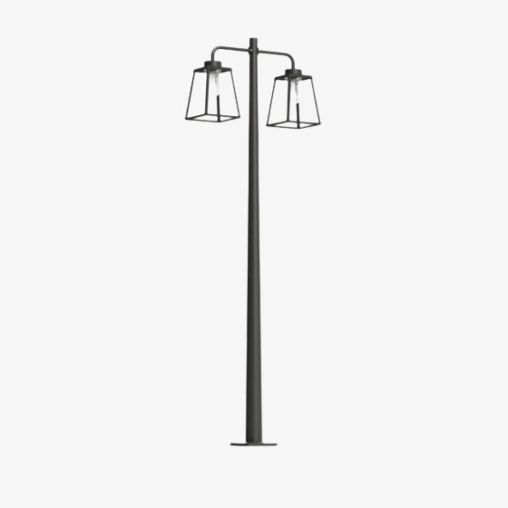 Post Lights Lampiok 2 N° 5 Pole Double Heads Post Light