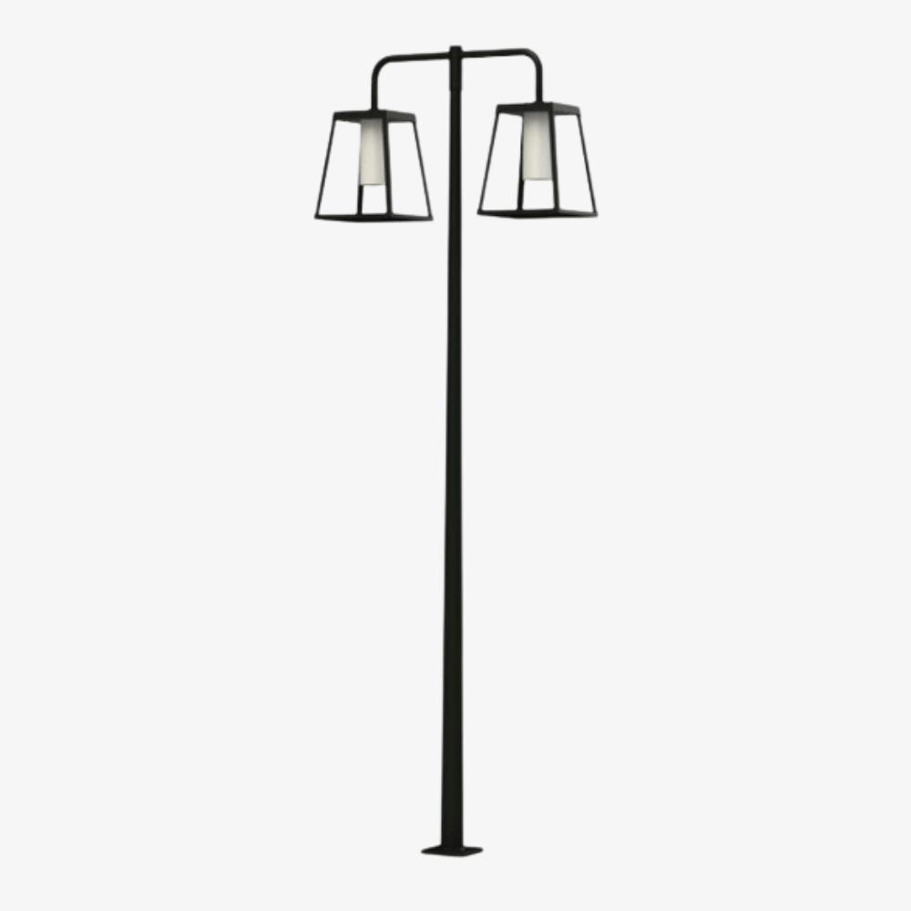 Post Lights Lampiok 4 N° 6 Pole Double Heads Post Light