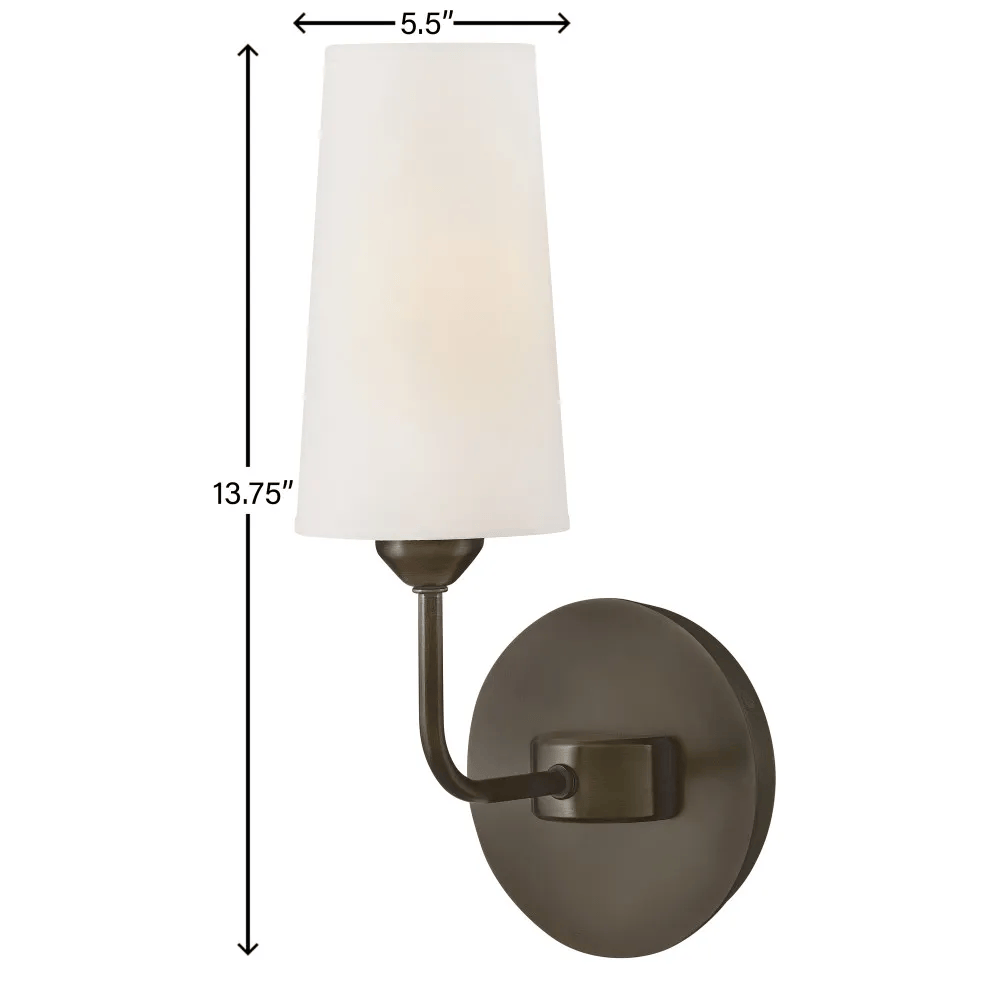 Interior Wall Light / Sconce Lewis Single Wall Sconce