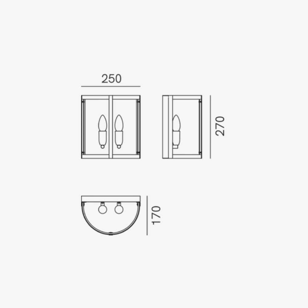 Interior Wall Light / Sconce London Round Wall Light