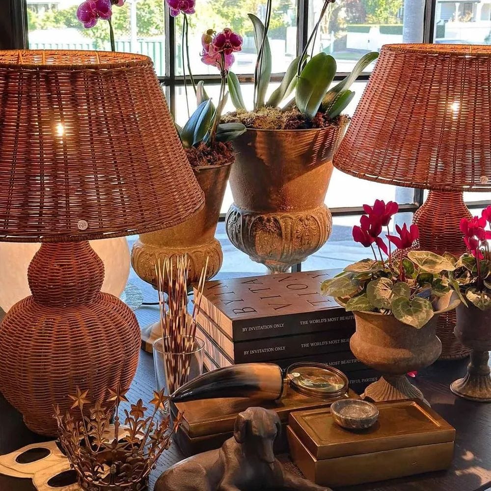 Table Lamps Long Island Rattan Table Lamp