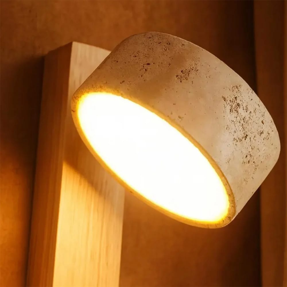 Bedside Wall Lights Loom Stone Adjustable Wall Light
