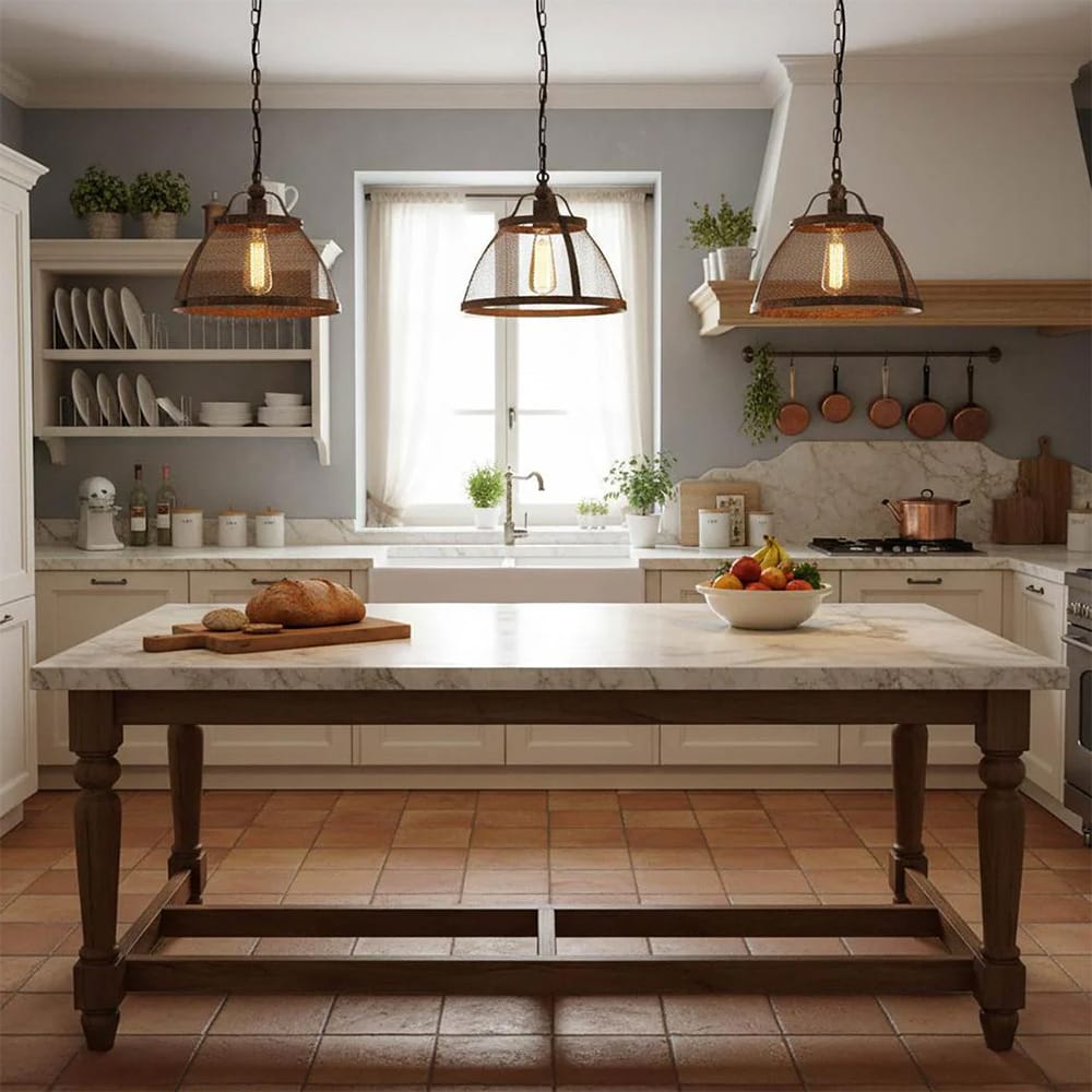 Interior Pendant Lorenzo Ceiling Pendant Large Rustic (Excess Stock)