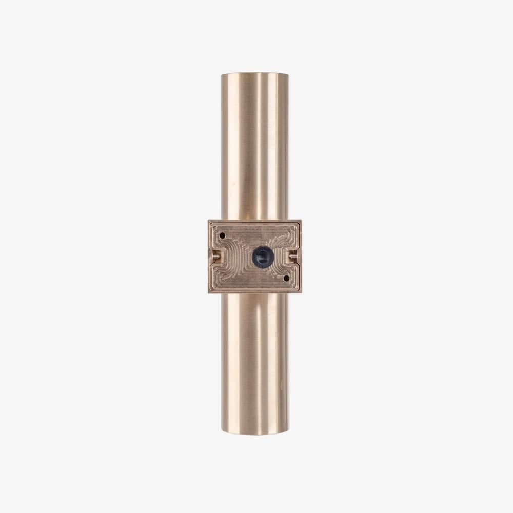 Exterior Wall Light Luz Solid Brass TRI Colour Single Up & Down Wall Pillar Lights