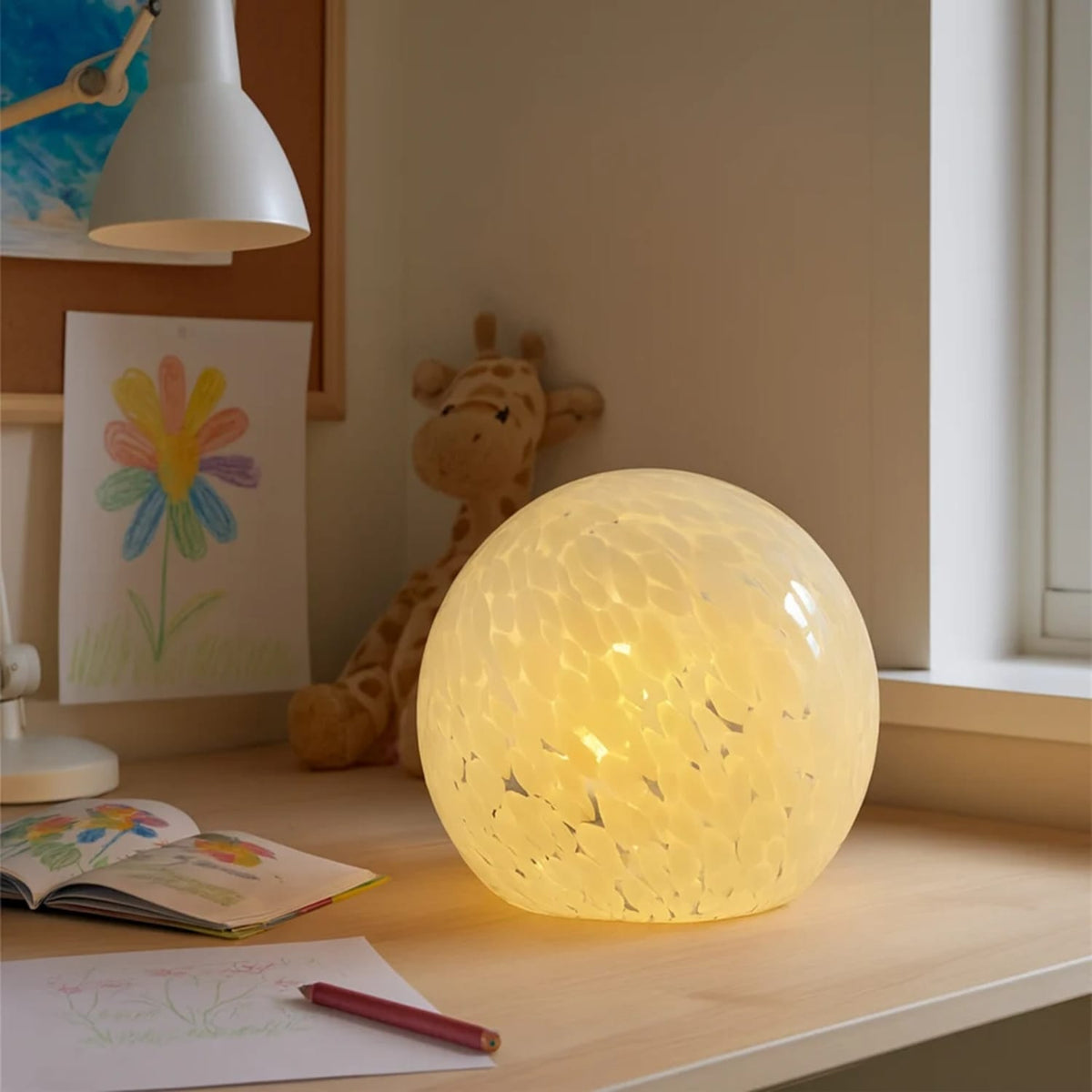 Table Lamps Lyra Glass Ball Lamp