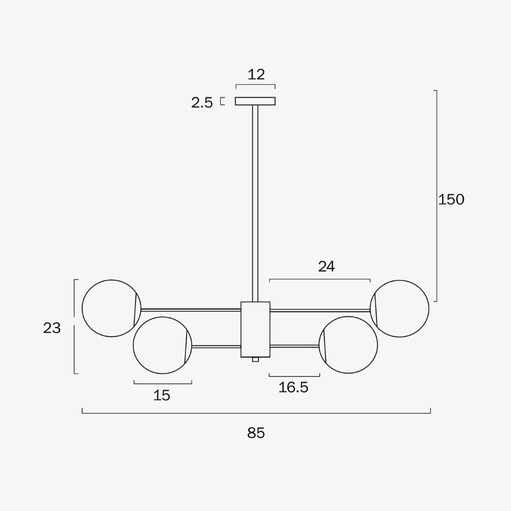 Interior Pendant Marsten 8-Light Pendant