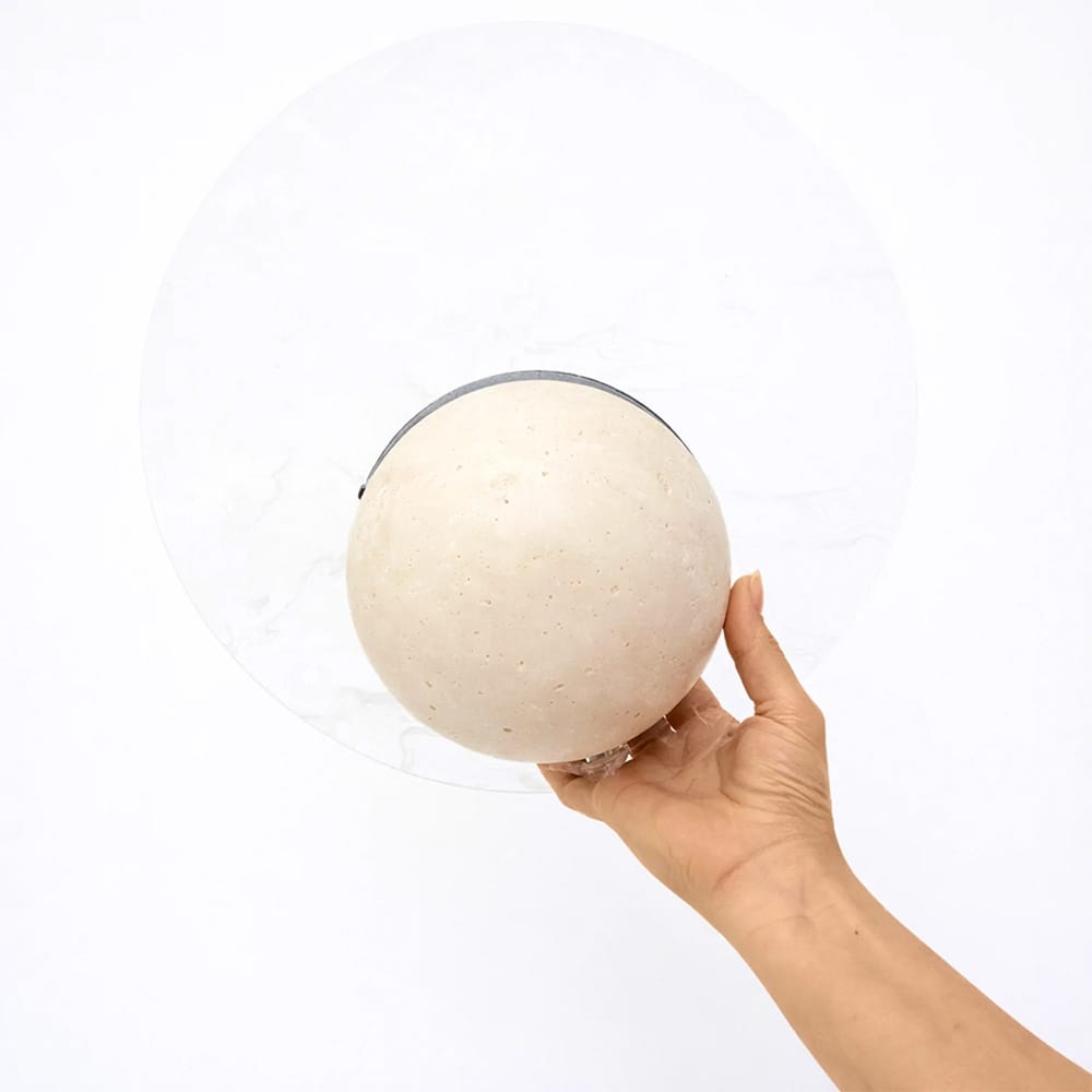 Interior Wall Light / Sconce Maru Travertine Stone Wall Sconce