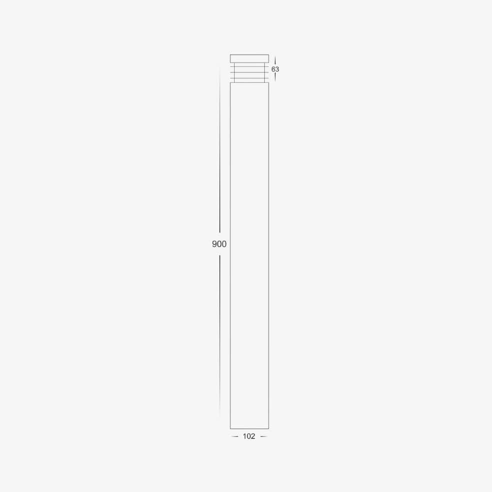 Bollards MAXI 900 Bollard