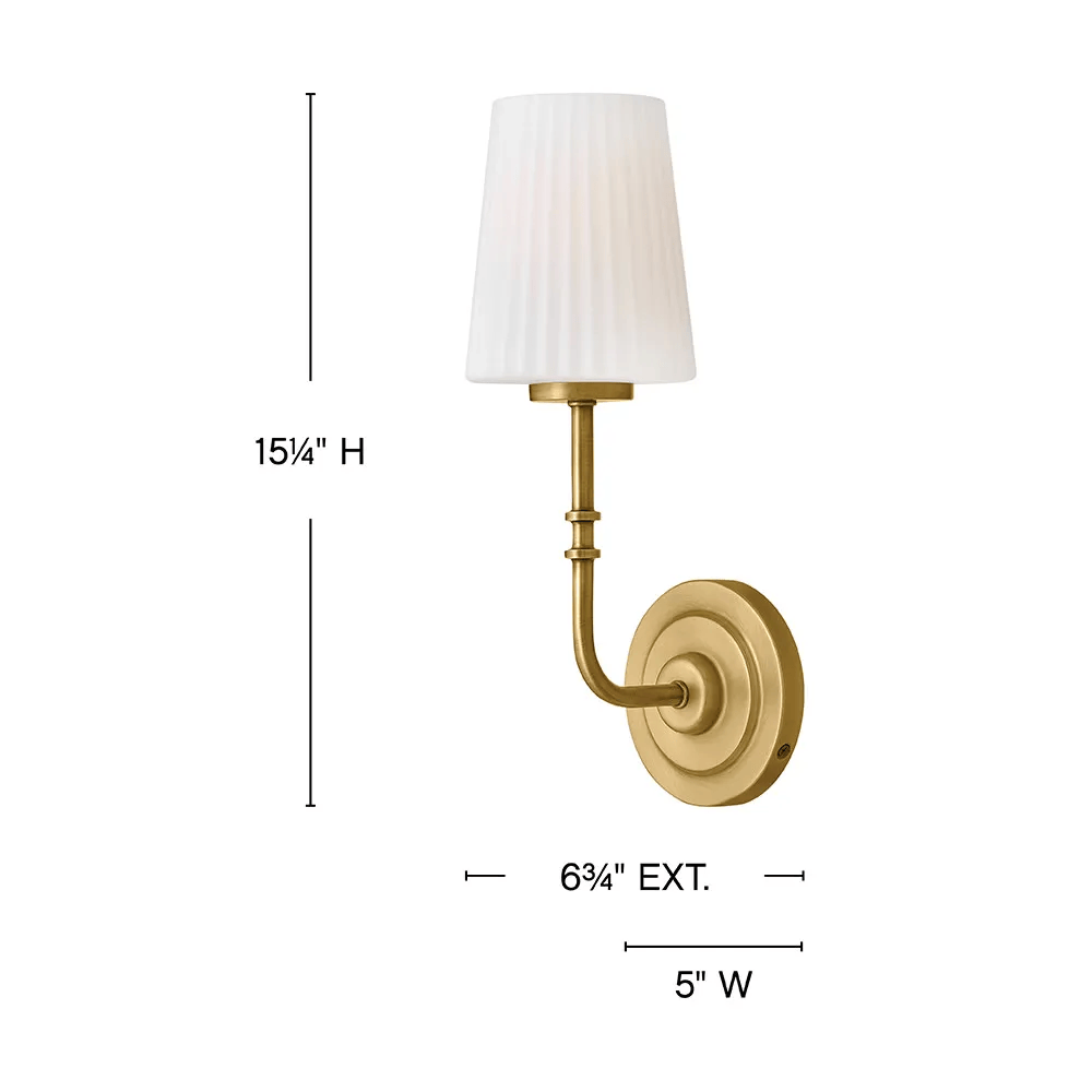 Interior Wall Light / Sconce McKenna 1L Wall Sconce