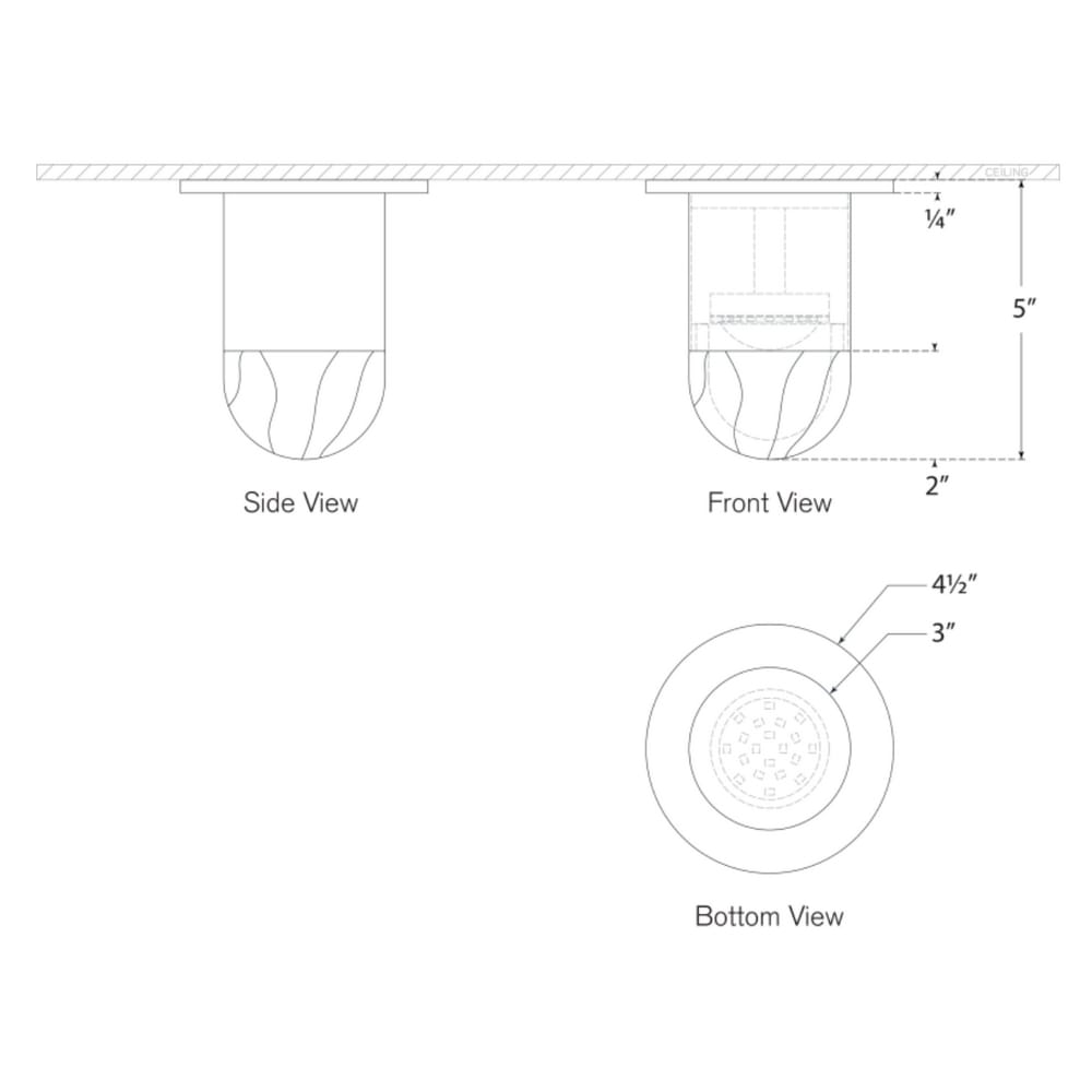 Interior Flush & Semi Flush Melange Mini Monopoint Flush Mount