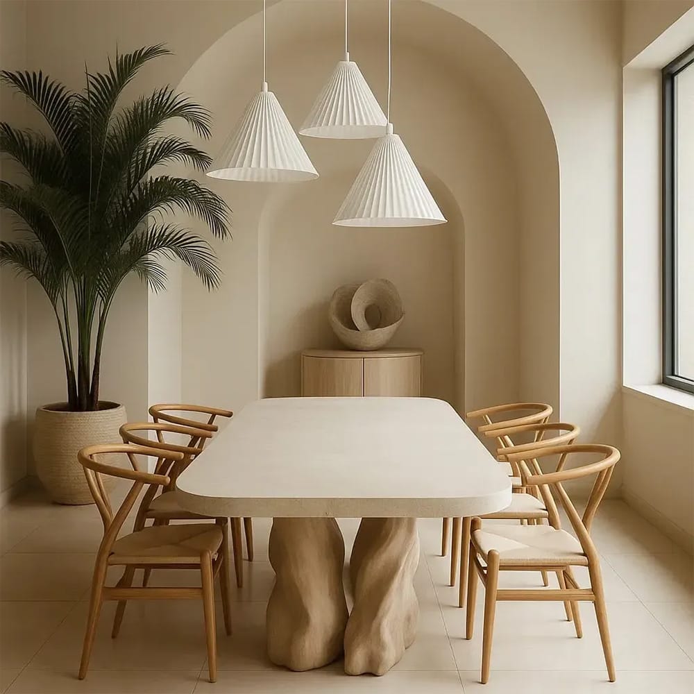 Interior Pendant Molten Plaster Pendant Light