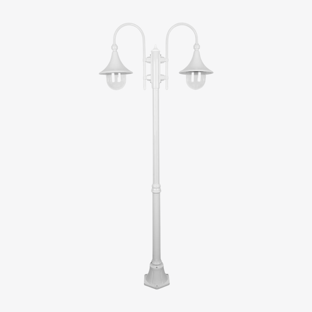 Post Lights Monaco Twin Head Medium Post