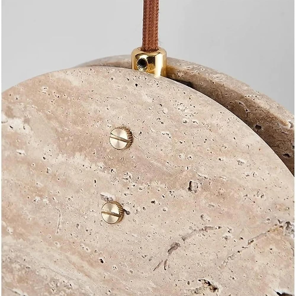Interior Pendant Nacre Travertine Pendant Light