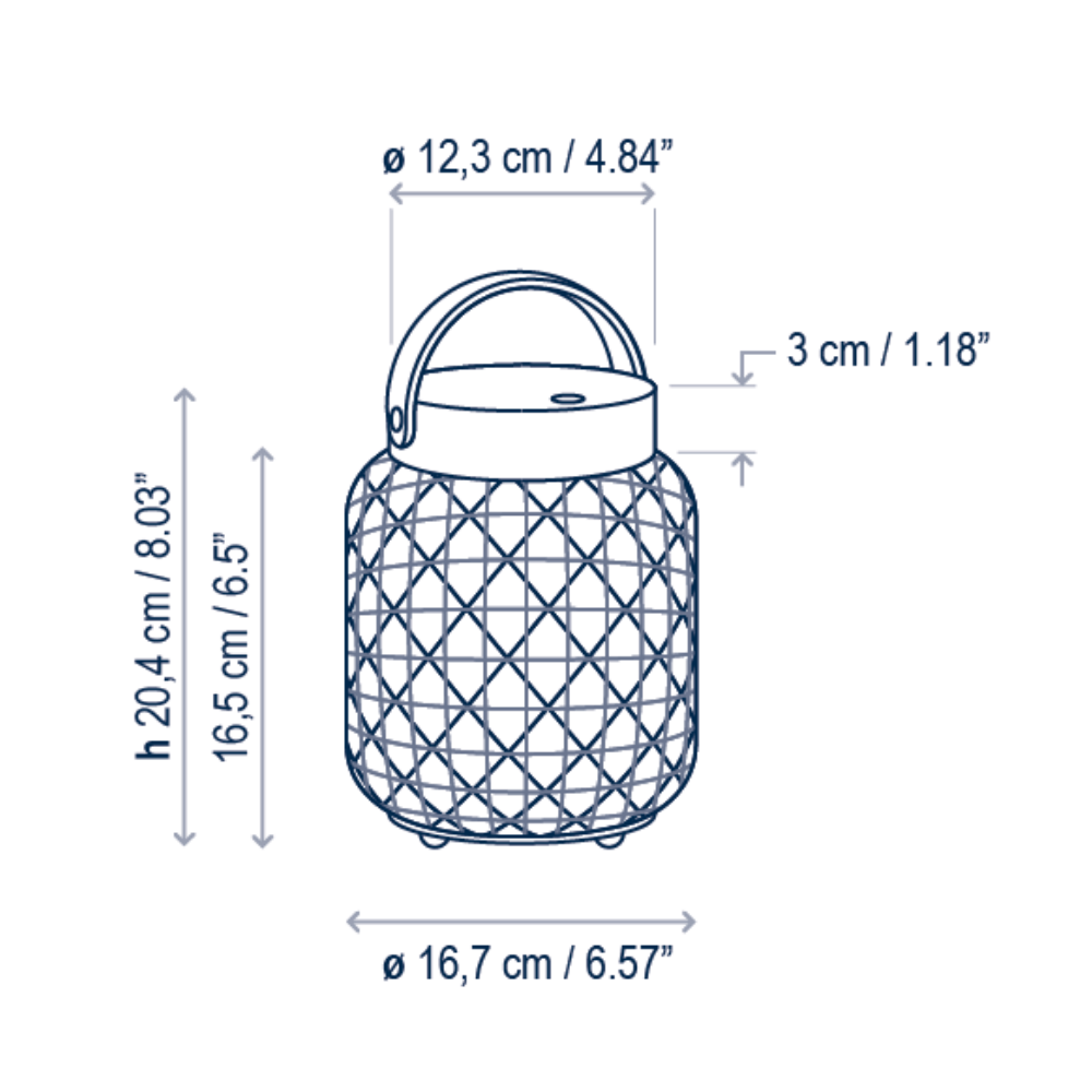 Portables Nans M/21/R Table Lamp