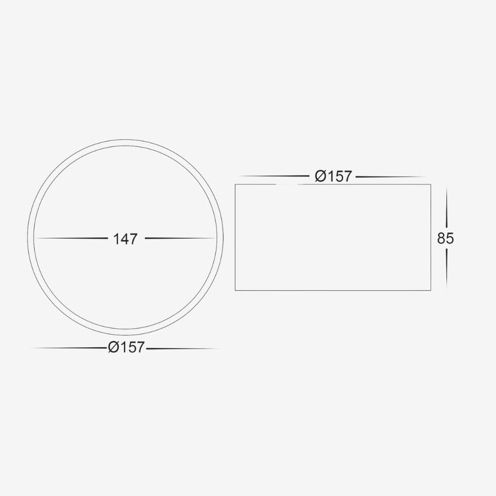 Surface Mounted Nella Surface Mounted Downlight