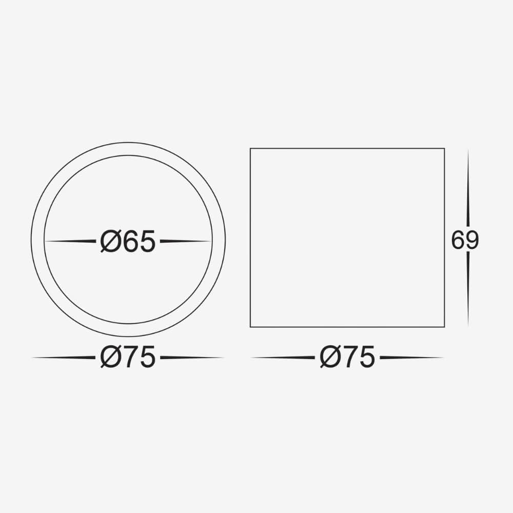 Surface Mounted Nella Surface Mounted Downlight